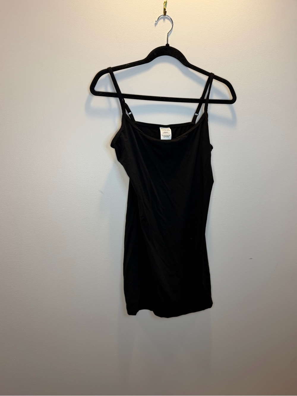 PINK Victoria's Secret Black Slim Cami Tank